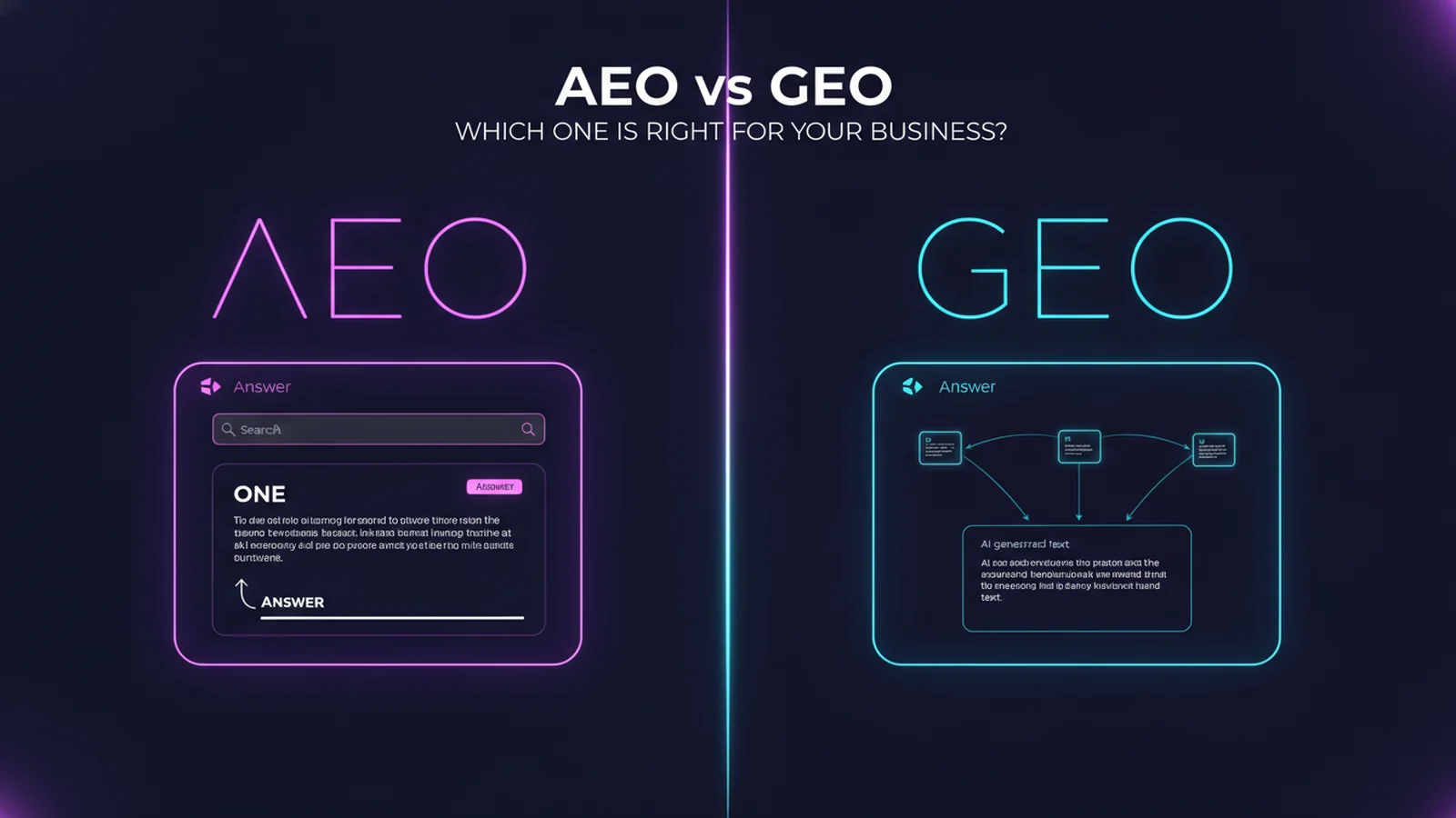 AEO vs GEO: Which One Is Right for Your Business?