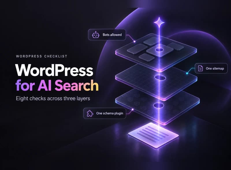 Optimize WordPress for AI Search: 8 Checks