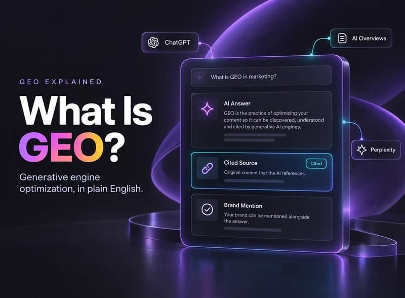 What Is GEO in Marketing? A Plain-English Guide