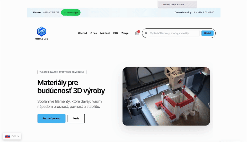Mirael3D project cover